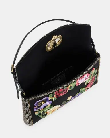 Valentino Garavani Floral Beaded Shoulder Bag | Thumbnail 4 Valentino Garavani Floral Beaded Shoulder Bag | Thumbnail 4