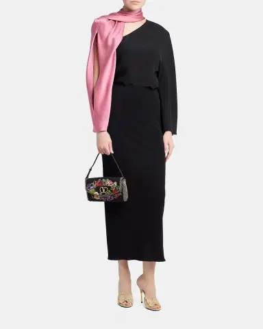 Valentino Garavani Floral Beaded Shoulder Bag | Thumbnail 5 Valentino Garavani Floral Beaded Shoulder Bag | Thumbnail 5