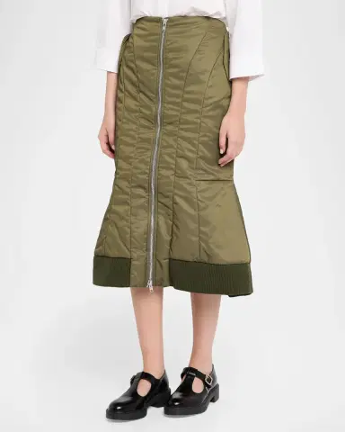 Simone Rocha Padded Sculpt Midi Bomber Skirt | Thumbnail 4 Simone Rocha Padded Sculpt Midi Bomber Skirt | Thumbnail 4