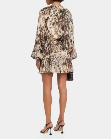 Ramy Brook Vivi Snake-Printed Mini Dress | Thumbnail 3 Ramy Brook Vivi Snake-Printed Mini Dress | Thumbnail 3
