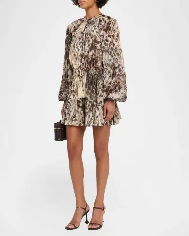 Ramy Brook Vivi Snake-Printed Mini Dress | Thumbnail 4 Ramy Brook Vivi Snake-Printed Mini Dress | Thumbnail 4