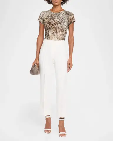 Ramy Brook Kate Python T-Shirt | Thumbnail 2 Ramy Brook Kate Python T-Shirt | Thumbnail 2
