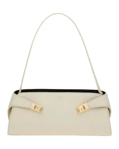 Ferragamo East-West Hug Leather Shoulder Bag | Thumbnail 1 Ferragamo East-West Hug Leather Shoulder Bag | Thumbnail 1