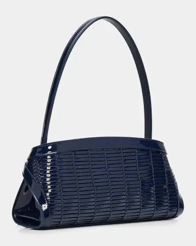 Ferragamo Hug Whispers Patent Leather East-West Shoulder Bag | Thumbnail 3 Ferragamo Hug Whispers Patent Leather East-West Shoulder Bag | Thumbnail 3