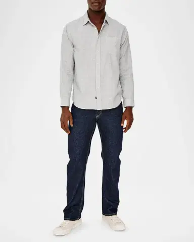 RAILS Men's Wyatt Cotton Crosshatch Button-Down Shirt | Thumbnail 2 RAILS Men's Wyatt Cotton Crosshatch Button-Down Shirt | Thumbnail 2