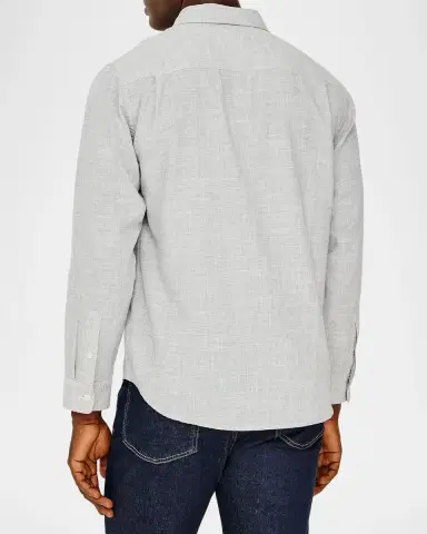 RAILS Men's Wyatt Cotton Crosshatch Button-Down Shirt | Thumbnail 3 RAILS Men's Wyatt Cotton Crosshatch Button-Down Shirt | Thumbnail 3