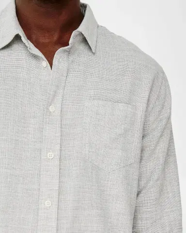 RAILS Men's Wyatt Cotton Crosshatch Button-Down Shirt | Thumbnail 5 RAILS Men's Wyatt Cotton Crosshatch Button-Down Shirt | Thumbnail 5