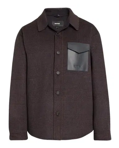 Mackage Men's Glen Check Wool-Blend Coat | Thumbnail 1 Mackage Men's Glen Check Wool-Blend Coat | Thumbnail 1