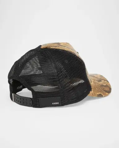 AMIRI Men's Snake-Print Leather Baseball Cap | Thumbnail 2 AMIRI Men's Snake-Print Leather Baseball Cap | Thumbnail 2