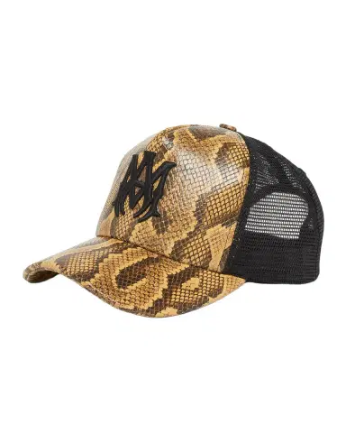 AMIRI Men's Snake-Print Leather Baseball Cap | Thumbnail 3 AMIRI Men's Snake-Print Leather Baseball Cap | Thumbnail 3