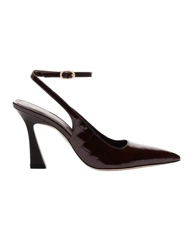 85mm Vinnie Patent Leather Ankle-Strap Pumps 85mm Vinnie Patent Leather Ankle-Strap Pumps
