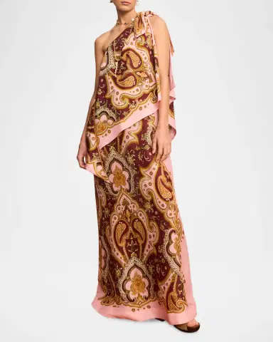 ALÉMAIS Porter Asymmetric Maxi Dress | Thumbnail 2 ALÉMAIS Porter Asymmetric Maxi Dress | Thumbnail 2