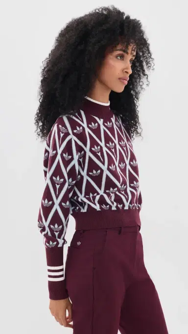 Adidas Golf Originals Trefoil Turtleneck | Thumbnail 4 Adidas Golf Originals Trefoil Turtleneck | Thumbnail 4
