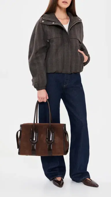Marc Jacobs Babe City Tote In Suede | Thumbnail 3 Marc Jacobs Babe City Tote In Suede | Thumbnail 3