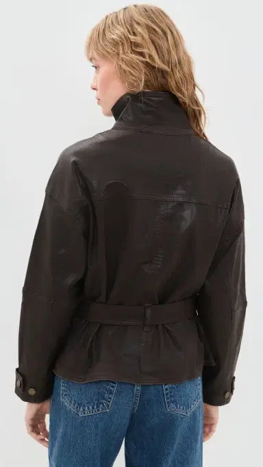 Ramy Brook Coated Robin Jacket | Thumbnail 3 Ramy Brook Coated Robin Jacket | Thumbnail 3