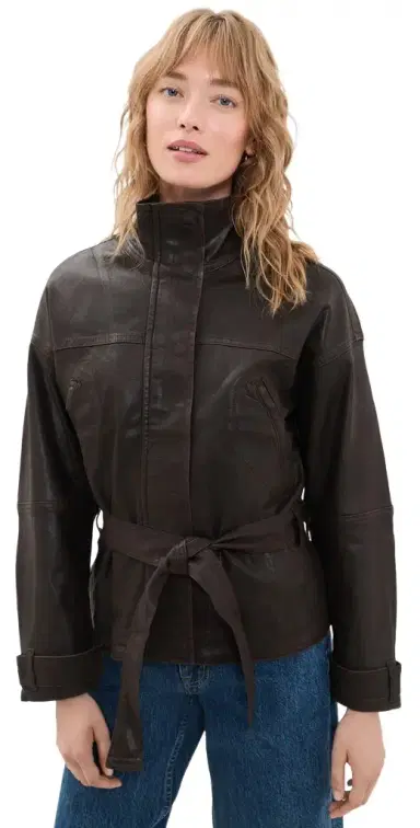 Ramy Brook Coated Robin Jacket | Thumbnail 1 Ramy Brook Coated Robin Jacket | Thumbnail 1