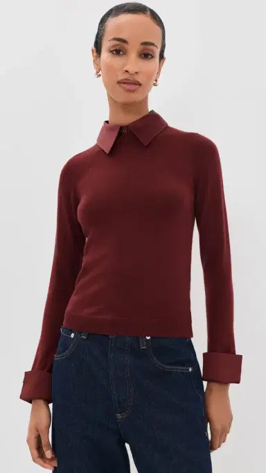 Alice + Olivia Porla Collared Sweater | Thumbnail 2 Alice + Olivia Porla Collared Sweater | Thumbnail 2