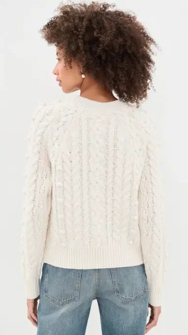 LoveShackFancy Mavelle Pullover Sweater | Thumbnail 3 LoveShackFancy Mavelle Pullover Sweater | Thumbnail 3