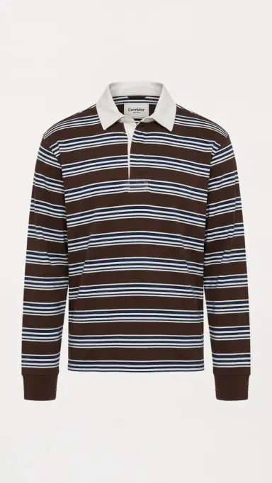Corridor Mini Stripe Rugby Polo | Thumbnail 2 Corridor Mini Stripe Rugby Polo | Thumbnail 2