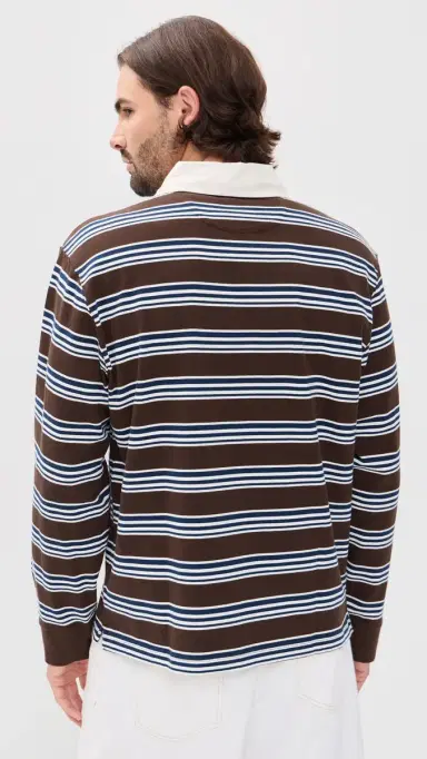 Corridor Mini Stripe Rugby Polo | Thumbnail 4 Corridor Mini Stripe Rugby Polo | Thumbnail 4