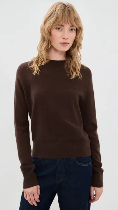 White + Warren Cashmere Crew Pullover | Thumbnail 2 White + Warren Cashmere Crew Pullover | Thumbnail 2
