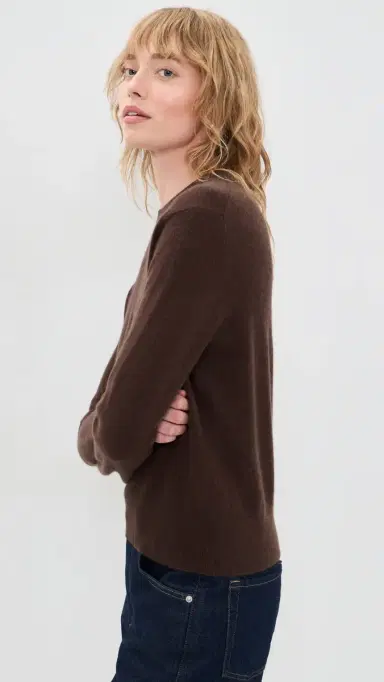 White + Warren Cashmere Crew Pullover | Thumbnail 4 White + Warren Cashmere Crew Pullover | Thumbnail 4