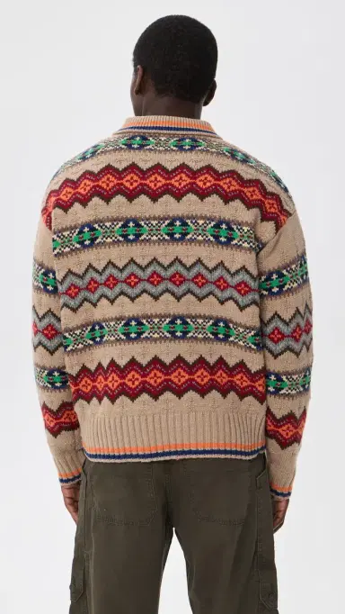Polo Ralph Lauren Original Label Fairisle Polo Sweater | Thumbnail 3 Polo Ralph Lauren Original Label Fairisle Polo Sweater | Thumbnail 3