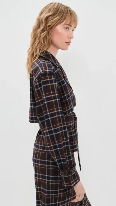 Favorite Daughter The Cropped Charles Trench Coat | Thumbnail 4 Favorite Daughter The Cropped Charles Trench Coat | Thumbnail 4