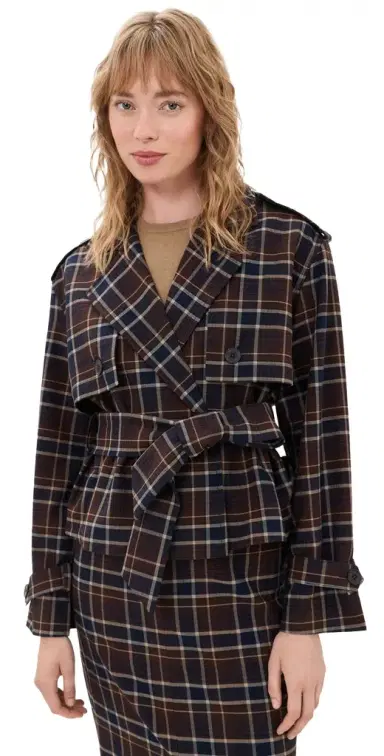 Favorite Daughter The Cropped Charles Trench Coat | Thumbnail 1 Favorite Daughter The Cropped Charles Trench Coat | Thumbnail 1