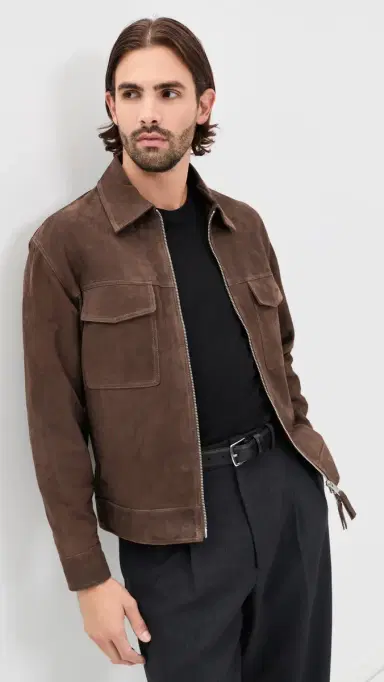 ARMA Kale Goat Suede Sturdy Jacket | Thumbnail 2 ARMA Kale Goat Suede Sturdy Jacket | Thumbnail 2