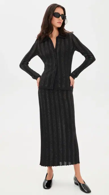 Saloni Stripe Cardigan | Thumbnail 5 Saloni Stripe Cardigan | Thumbnail 5