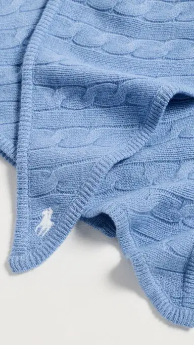 Polo Ralph Lauren Cable Triangle Scarf | Thumbnail 4 Polo Ralph Lauren Cable Triangle Scarf | Thumbnail 4