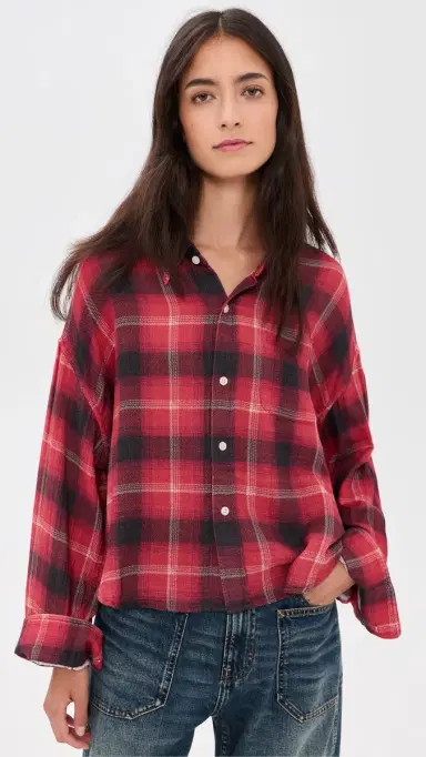 Denimist Bailey Cropped Button Down Shirt | Thumbnail 2 Denimist Bailey Cropped Button Down Shirt | Thumbnail 2