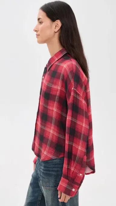 Denimist Bailey Cropped Button Down Shirt | Thumbnail 4 Denimist Bailey Cropped Button Down Shirt | Thumbnail 4