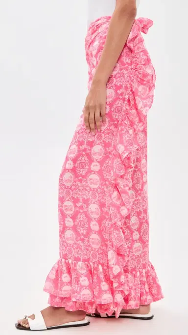 Coniglio Palm Beach Ruffle Power Coverup Pareo | Thumbnail 4 Coniglio Palm Beach Ruffle Power Coverup Pareo | Thumbnail 4