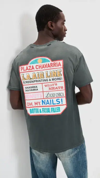 Willy Chavarria Plaza Chavarria Easy Tee | Thumbnail 3 Willy Chavarria Plaza Chavarria Easy Tee | Thumbnail 3