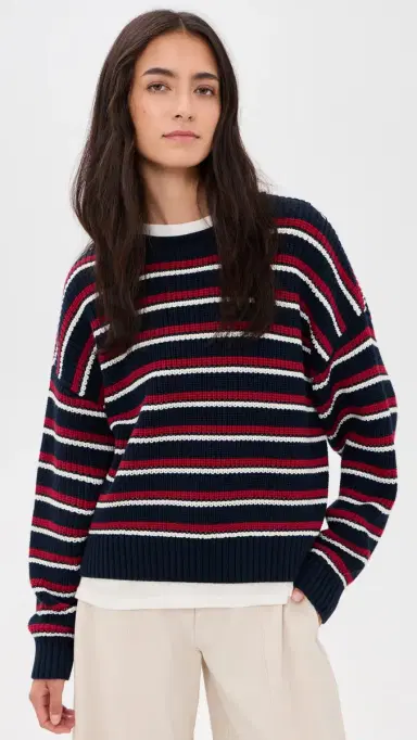 Denimist Oversized Rolled Neck Striped Sweater | Thumbnail 2 Denimist Oversized Rolled Neck Striped Sweater | Thumbnail 2