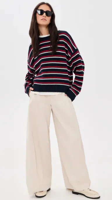 Denimist Oversized Rolled Neck Striped Sweater | Thumbnail 5 Denimist Oversized Rolled Neck Striped Sweater | Thumbnail 5