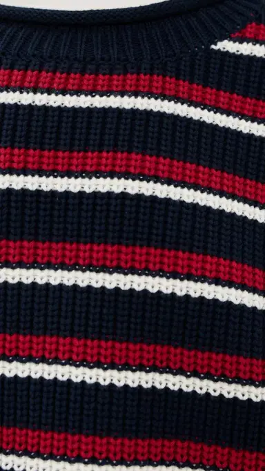 Denimist Oversized Rolled Neck Striped Sweater | Thumbnail 6 Denimist Oversized Rolled Neck Striped Sweater | Thumbnail 6