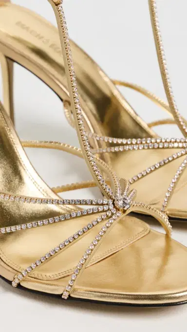 Mach & Mach Daisy Shiny Nappa Cage Stiletto Sandals | Thumbnail 6 Mach & Mach Daisy Shiny Nappa Cage Stiletto Sandals | Thumbnail 6