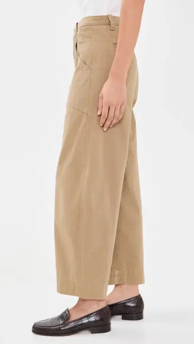 Vince Mid Rise Washed Cotton Utility Pants | Thumbnail 4 Vince Mid Rise Washed Cotton Utility Pants | Thumbnail 4