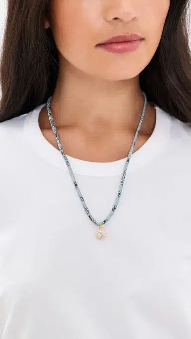 HART x Hill House Enamel Bezel Cord Necklace | Thumbnail 3 HART x Hill House Enamel Bezel Cord Necklace | Thumbnail 3