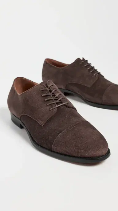 Polo Ralph Lauren Owen Captoe Suede Dress Shoes | Thumbnail 4 Polo Ralph Lauren Owen Captoe Suede Dress Shoes | Thumbnail 4