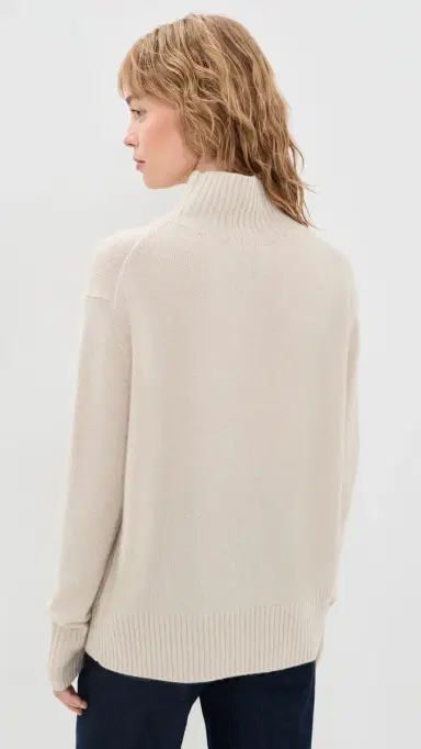 White + Warren Cashmere Oversized Pullover | Thumbnail 3 White + Warren Cashmere Oversized Pullover | Thumbnail 3