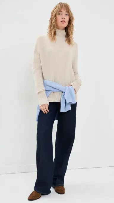 White + Warren Cashmere Oversized Pullover | Thumbnail 5 White + Warren Cashmere Oversized Pullover | Thumbnail 5