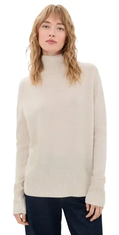 White + Warren Cashmere Oversized Pullover | Thumbnail 1 White + Warren Cashmere Oversized Pullover | Thumbnail 1