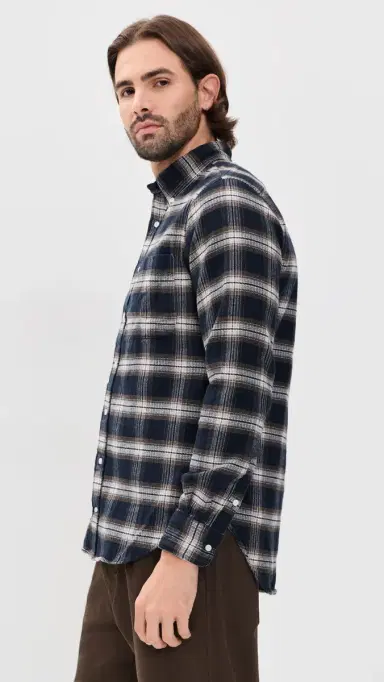 Gitman Vintage Heavy Pique Flannel Shirt | Thumbnail 4 Gitman Vintage Heavy Pique Flannel Shirt | Thumbnail 4