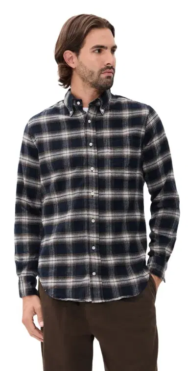Gitman Vintage Heavy Pique Flannel Shirt | Thumbnail 1 Gitman Vintage Heavy Pique Flannel Shirt | Thumbnail 1