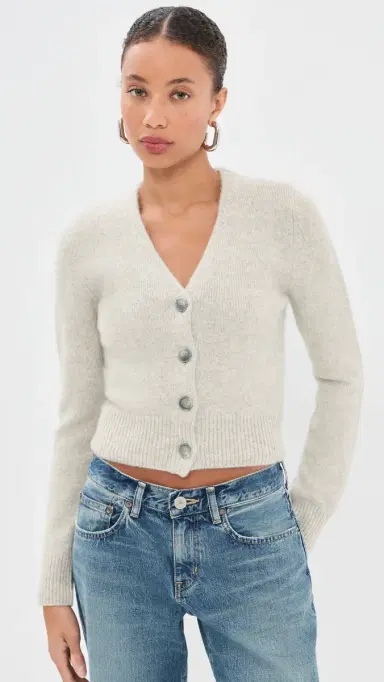 Brandon Maxwell Sloane Silk Cashmere Cardigan Sweater | Thumbnail 3 Brandon Maxwell Sloane Silk Cashmere Cardigan Sweater | Thumbnail 3
