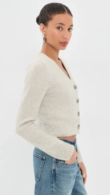 Brandon Maxwell Sloane Silk Cashmere Cardigan Sweater | Thumbnail 5 Brandon Maxwell Sloane Silk Cashmere Cardigan Sweater | Thumbnail 5